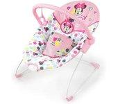 Disney Baby Bouncer Minnie Spotty Dotty com vibrações e play arch