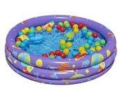 Piscina con anillo hinchable BESTWAY redonda