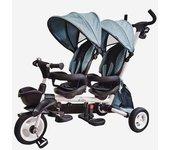 Triciclo 2 plazas Qplay G-Melar Turquesa