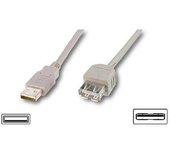 Digitus Cable USB 2.0 AM/AH Alargador 5m Beige