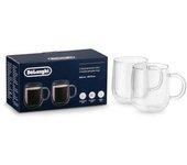 De'Longhi Tazas de vidrio de doble pared 500 ml pack de 2 DLSC327