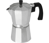 cafetera italiana cca9 cuerpo de alumino para 9 tazas