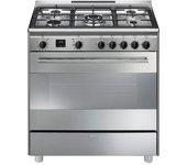 Cocina Gas SMEG BG91PX2 90cm Inox 5f