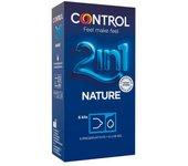 Control Nature 2 En 1 Preservativo + Gel 6U