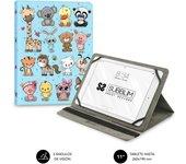 FUNDA TABLET SUBBLIM TRENDY CASE 11 ANIMALS