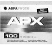 AGFAPHOTO - 6FR100 - APX 100 Professional - Pellicule Photo Noir et Blanc - 1 Pack de 4