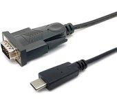 Equip 133392 cable de serie Negro 1,5 m USB Tipo C DB-9