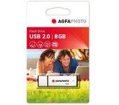 Pendrive agfaphoto usb 2.0 silver 8gb