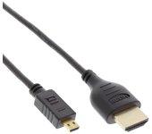 InLine 17501D cable HDMI 1 m HDMI tipo A (Estándar) HDMI tipo D (Micro) Negro