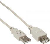 InLine 4043718076390 cable USB 0,3 m USB 2.0 USB A Gris