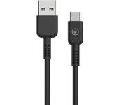 Muvit Cable USB a Tipo C 3A 1.2m Negro