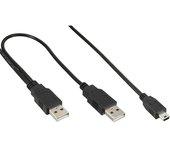 Cable USB INLINE (USB - 1.5 m - Negro)