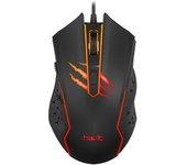 Ratón Gaming HAVIT MS1027-FL (2400 dpi - Negro)