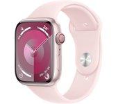 APPLE Watch Series 9 GPS+Cellular 45 mm Rosa con Correa Deportiva Rosa-claro (Talla: S/M)