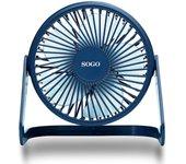 Sogo Ventilador de Sobremesa USB 12cm Azul