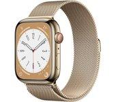 Apple Watch Series 8 OLED 45 mm 4G Oro GPS (satélite)