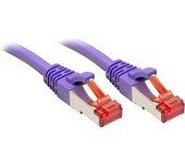 Cable de Red LINDY (RJ45 - 30 cm - Morado)