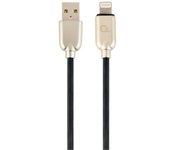 Cablexpert CC-USB2R-AMLM-1M cable de conector Lightning Negro