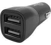 Muvit Cargador coche  2 USB 3,4a negro