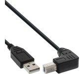 Cable USB INLINE (USB - 1 m - Negro)