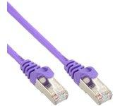 Cable de Red INLINE (RJ45 - 25 cm - Morado)