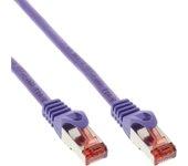 Cable de red inline s/ftp pimf cat.6 250mhz pvc cobre violeta 7,5m