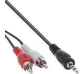 InLine 89939S cable de audio 1,5 m 2 x RCA 3,5mm Negro