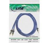 InLine 4043718070213 cable de audio 20 m 2 x RCA 3,5mm Azul