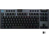 Teclado para juegos - Inalámbrico - LOGITECH G - G915 TKL LIGHTSPEED RGB - Switch GL LINEAR - Carbon