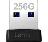 Memoria USB LEXAR JumpDrive S47 (Negro/Plateado - 256 GB)