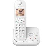 Teléfono Fijo PANASONIC KX-TGC420FRW Blanco