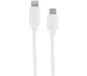 Cable para iPhone 1m lightning a tipo C blanco