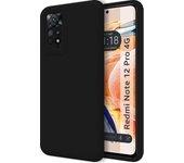 Funda Silicona Líquida Xiaomi Redmi Note 12 Pro 4G Negra