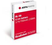 Agfaphoto ABL5B Batería Li-on Compatible con Cámara Compacta Agfa DC8200