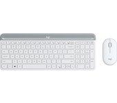 Logitech-Teclado y Ratón Logitech  MK470 Blanco Francés AZERTY