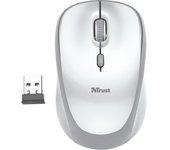 Trust Yvi Wireless Ratón Inalámbrico 1600DPI Plata