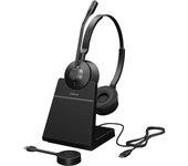 Jabra Engage 55 Auriculares Inalámbrico Diadema Oficina/Centro de llamadas Negro, Titanio