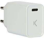 KSIX-Cargador USB KSIX Blanco