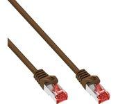 Cable de Red INLINE (RJ45 - 15 m - Marrón)