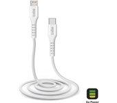 SBS TECABLELIGTC1W cable de conector Lightning 1 m Blanco