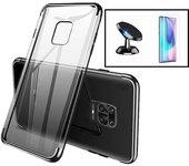 Kit Funda, Soporte y Protector de Cristal Templado Xiaomi Mi 10 Pro 5G SlimArmor Negro