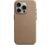 iphone 15 pro woven case taupe