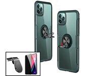 Kit Funda, Protector 5D y Soporte Magnético Coche iPhone 7 / 8 3x1 Clear Armor