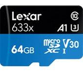 Lexar 633x memoria flash 64 GB MicroSDXC UHS-I Clase 10