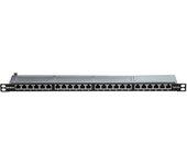 Patch Panel Cat.6A STP de 24 puertos, 1-2U, negro