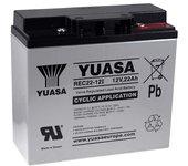 Batería YUASA para Panasonic LC-X1220P / Varta 519901 12V 22Ah cíclica