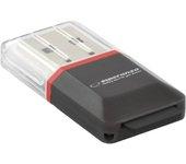 Lector de Tarjetas ESPERANZA EA134K USB para MicroSD Negro