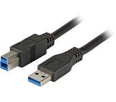 EFB Elektronik 1.8m USB 3.0 A/B cable USB 1,8 m USB 3.2 Gen 1 (3.1 Gen 1) USB A USB B Negro