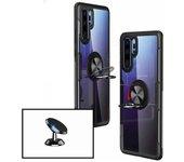 Kit Funda y Soporte Xiaomi Mi 9 SE Clear Armor Transparente y Negro