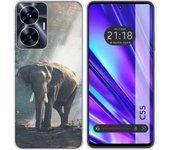 Funda Silicona Realme C55 Elefante